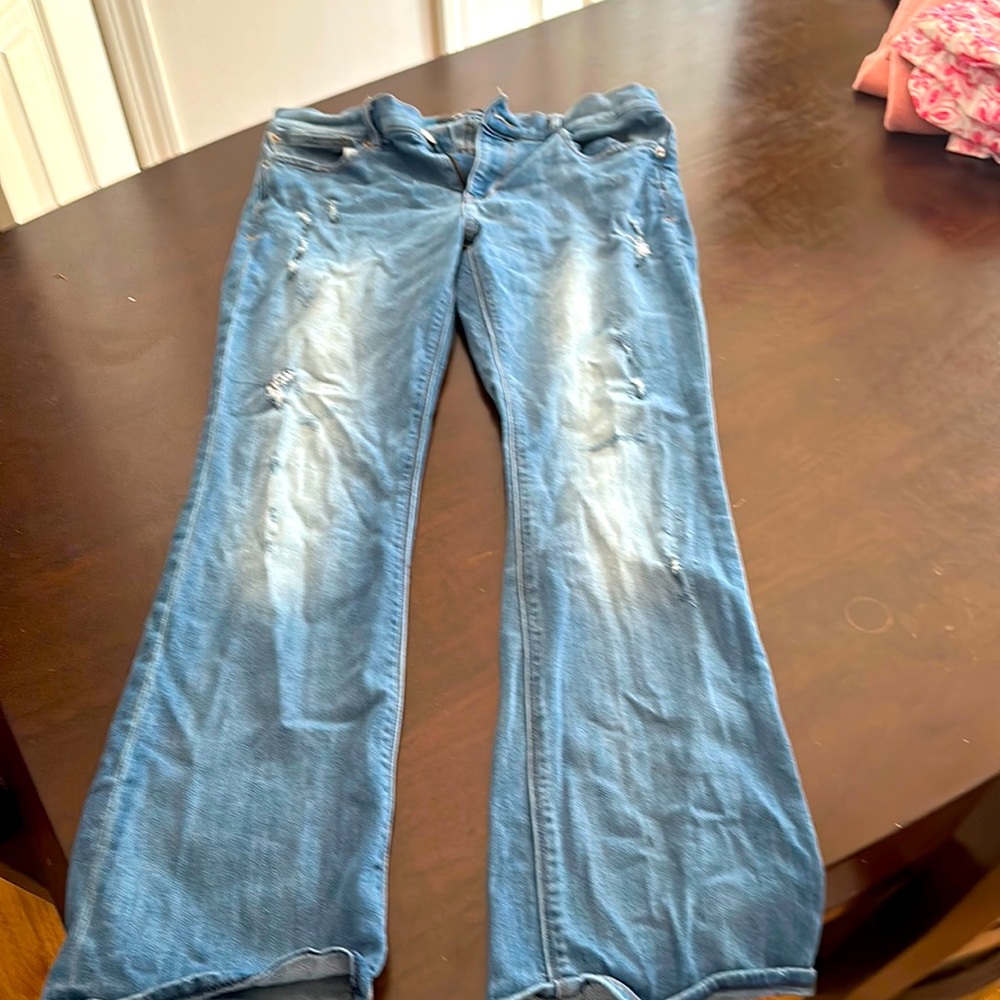 Express petite mid rise jeans